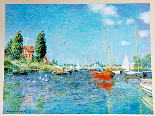 Monet rote boote großes - rote,