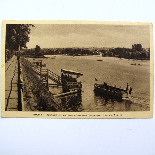 Cpsm vichy 1936 - cpsm, abfahrt