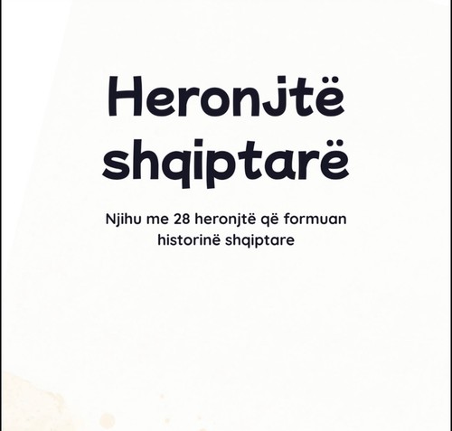 Heronjtë shqiptarë book - heronjtë, e-book