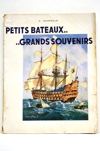 Altes buch kleine - buch, boote