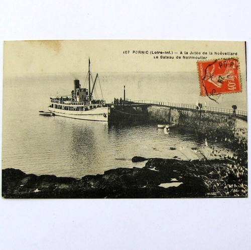 Cpa pornic 1929 pierée - cpa,