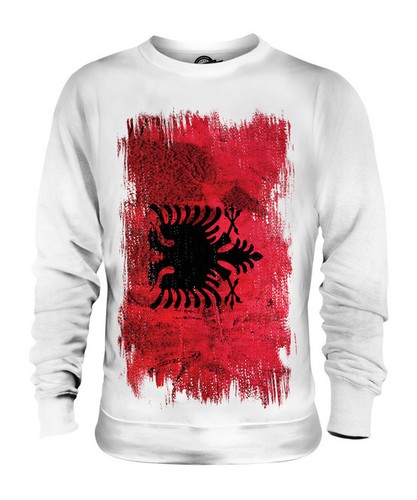 Albanien grunge flagge - albanien, unisex